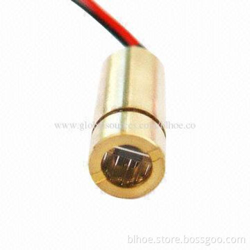 Cross 520nm/3mW Laser Modules, Ø9 x 21mm, Used Low Temperature